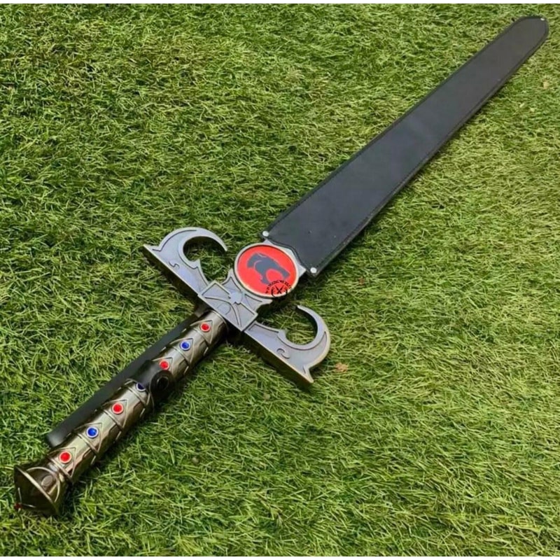 Handmade Fantasy Anime Sword Lion Warrior Style Cosplay Decor Collectible Display Blade 1