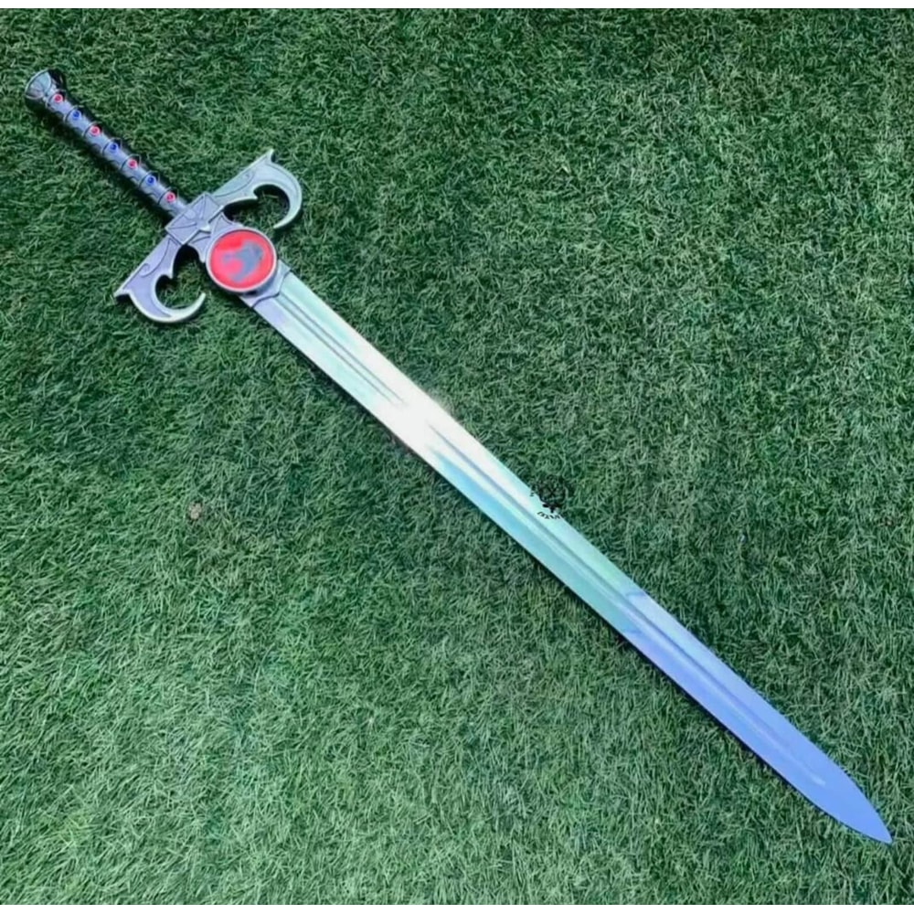 Handmade Fantasy Anime Sword Lion Warrior Style Cosplay Decor Collectible Display Blade 0