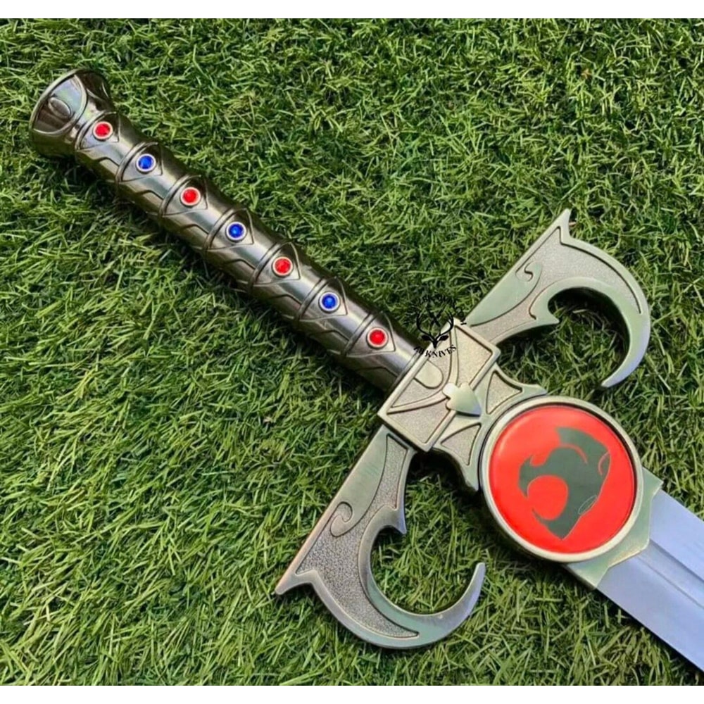 Handmade Fantasy Anime Sword Lion Warrior Style Cosplay Decor Collectible Display Blade 3