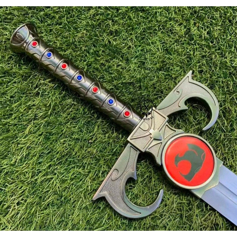 Handmade Fantasy Anime Sword Lion Warrior Style Cosplay Decor Collectible Display Blade 3