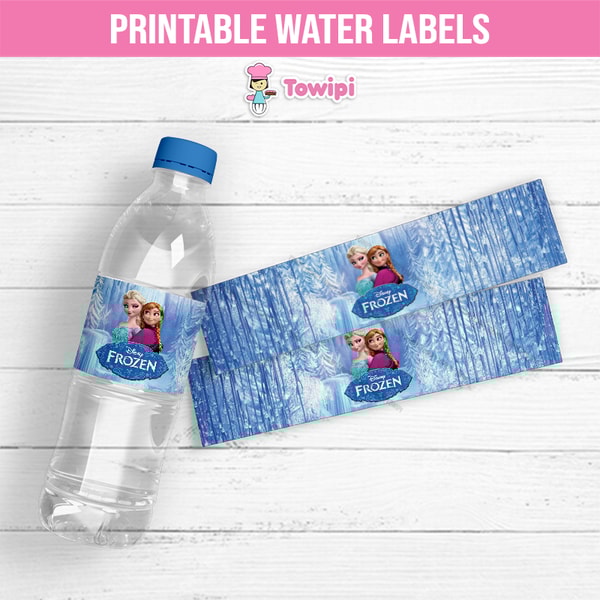 Frozen printable water labels - Frozen water labels - instan | Inspire ...