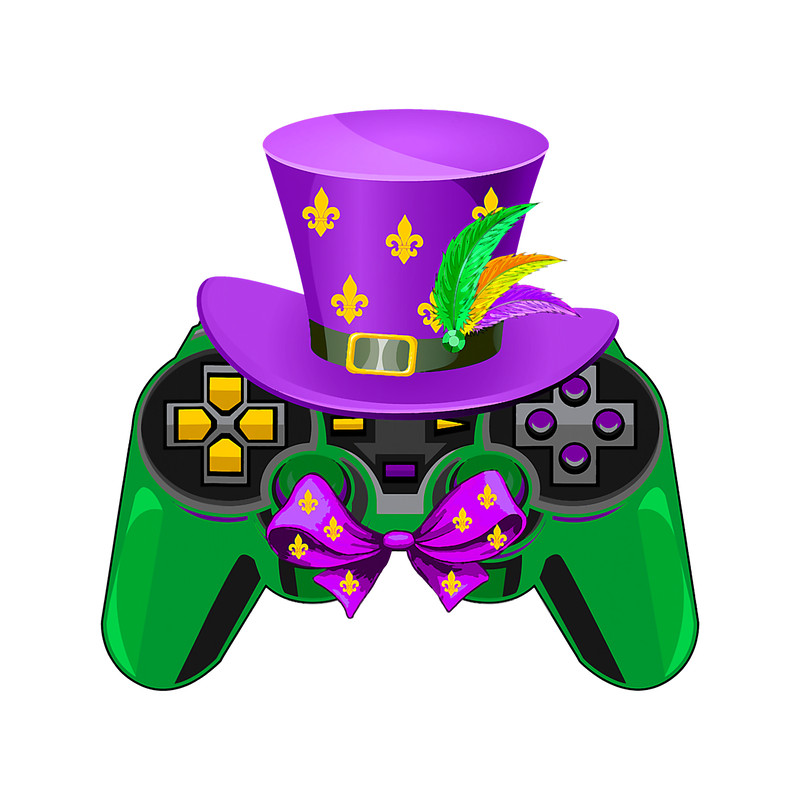 Jester Gaming Controller Mardi Gras Fat Tuesday Parade Boys.png