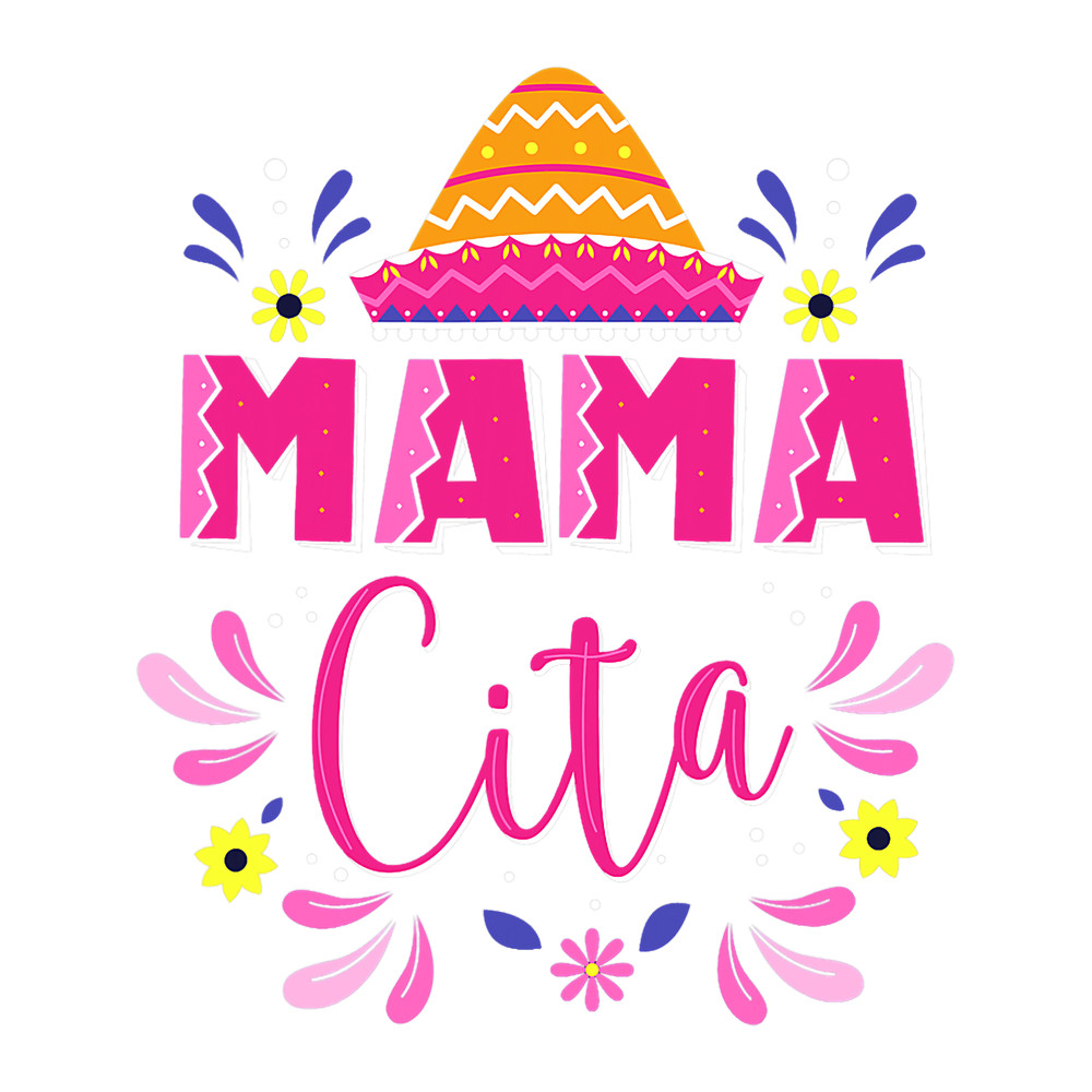 Mamacita Cinco de Mayo Mom Mexican Fiesta Sombrero Hat.png
