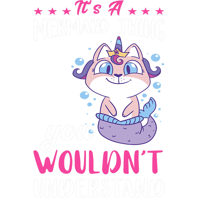 Mermaid Thing Clamshell Sea Coral Marine Mermaid Cat Party.png