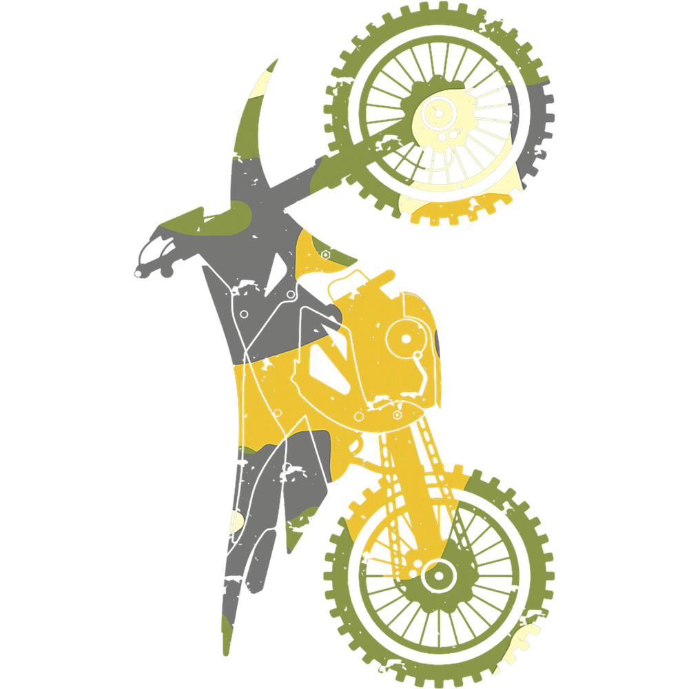 Motocross Biker Camouflage Dirt Bike Motocross.png
