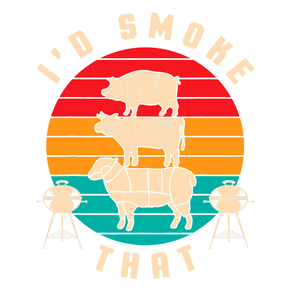 Id Smoke That Funny Pork Meat Steak Grilling BBQ Barbecue.png