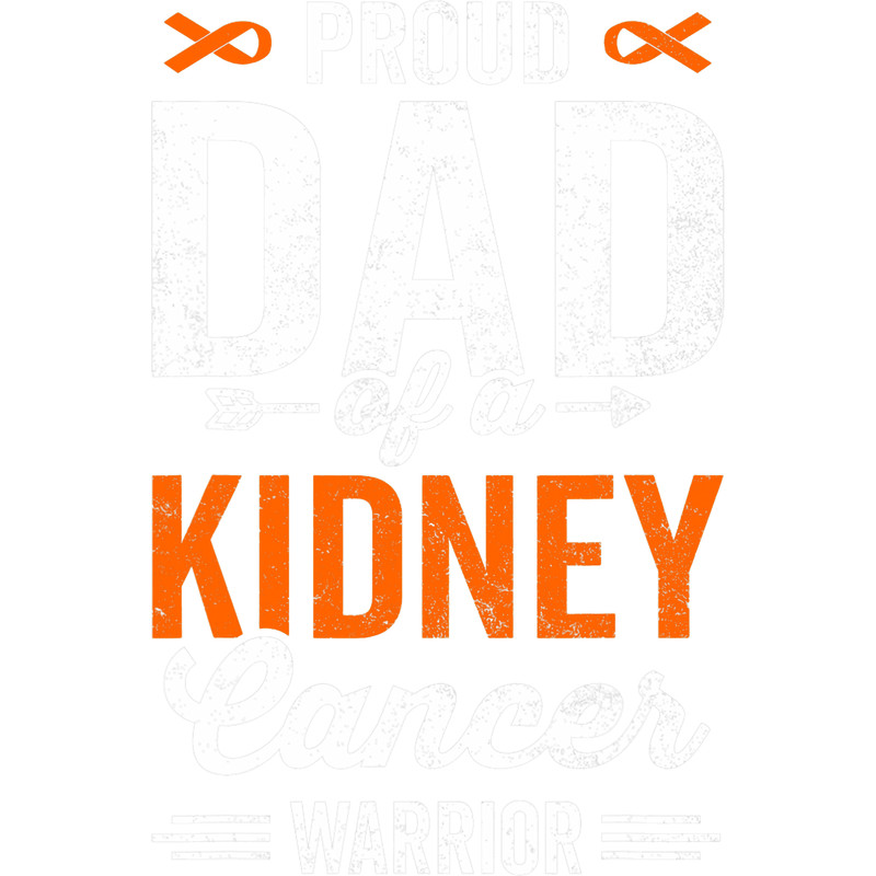Kidney Disease Proud Dad of a Kidney Cancer Warrior Survivor Awareness Gift.png