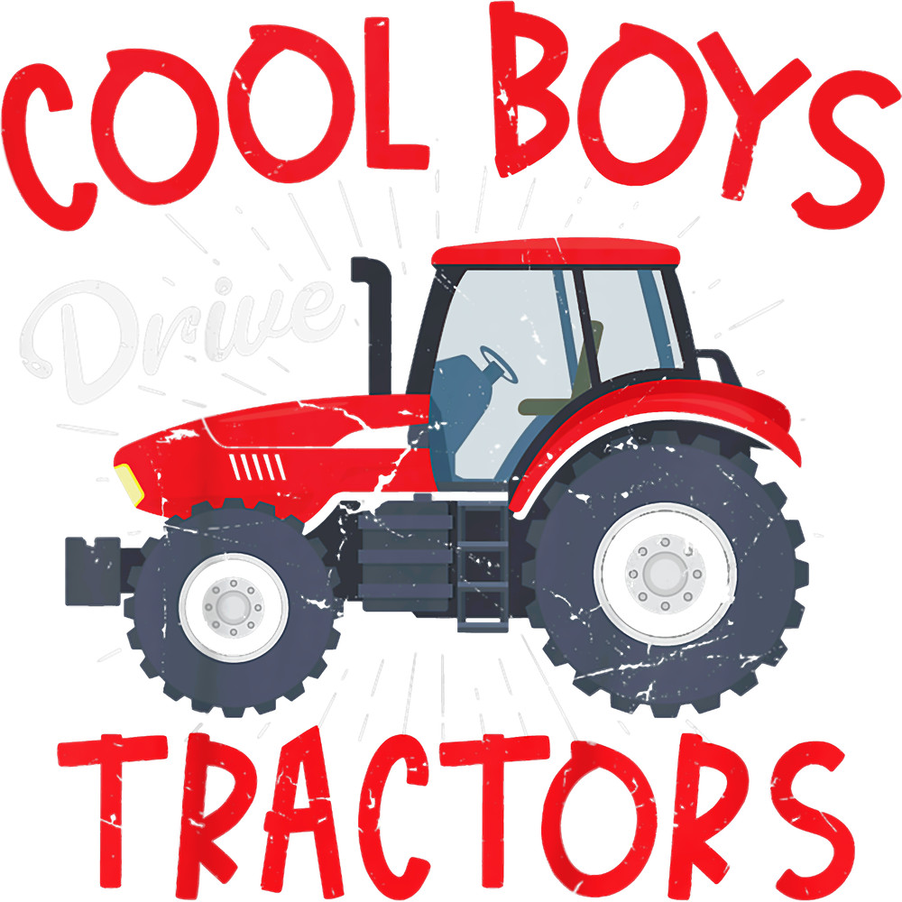 Kids Tractor Boy Young Farmer Cool Boys Drive Tractors.png