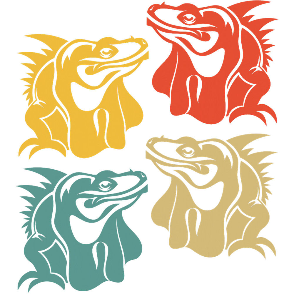 Lizard Lover Wildlife Animal Herpetology Reptile Lizard Retro Iguana 1.png