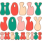Holly Xmas Jolly Therapist Retro Groovy Christmas Pajamas.png