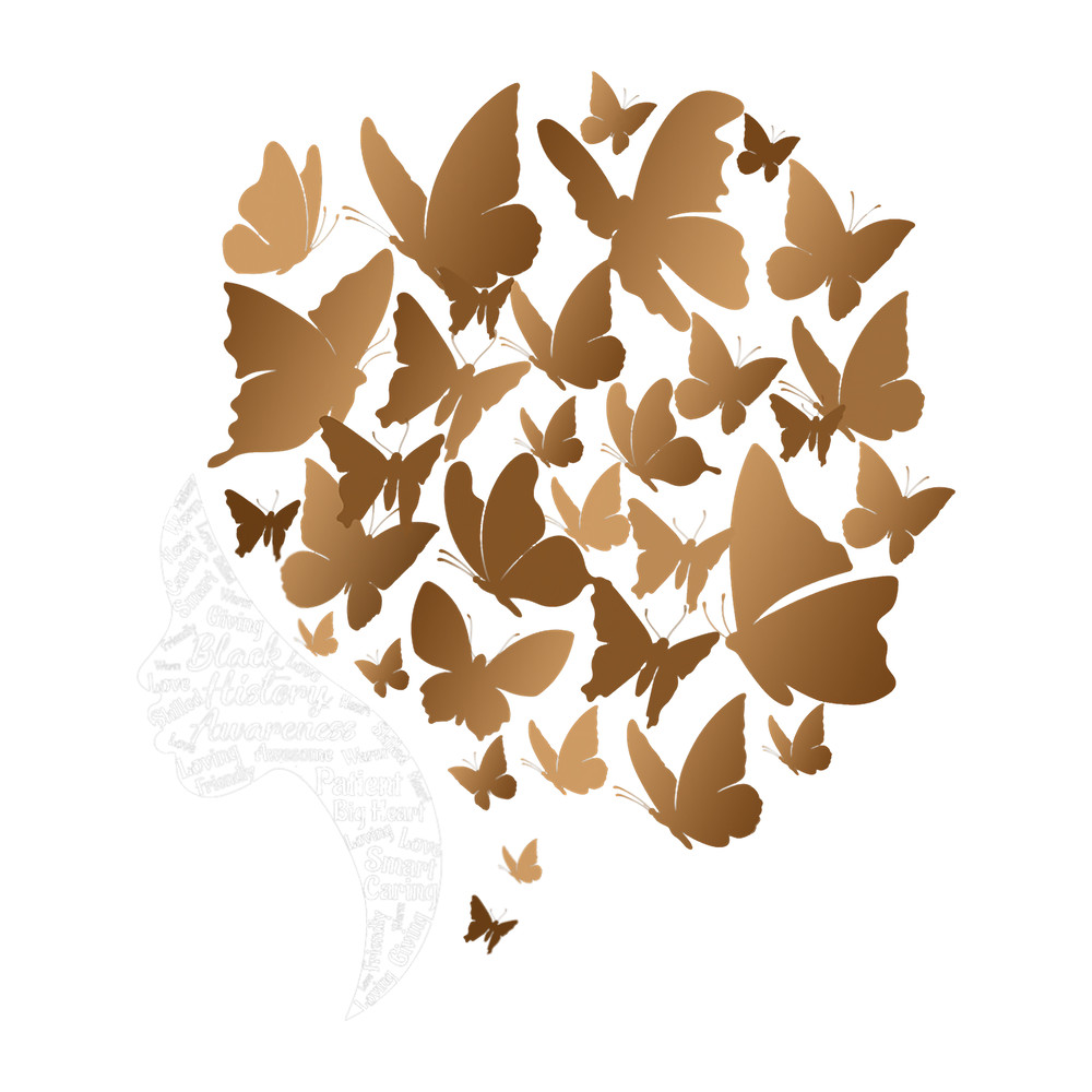 I Am Black History Black Queen Melanin Butterfly Afro Women 69.png