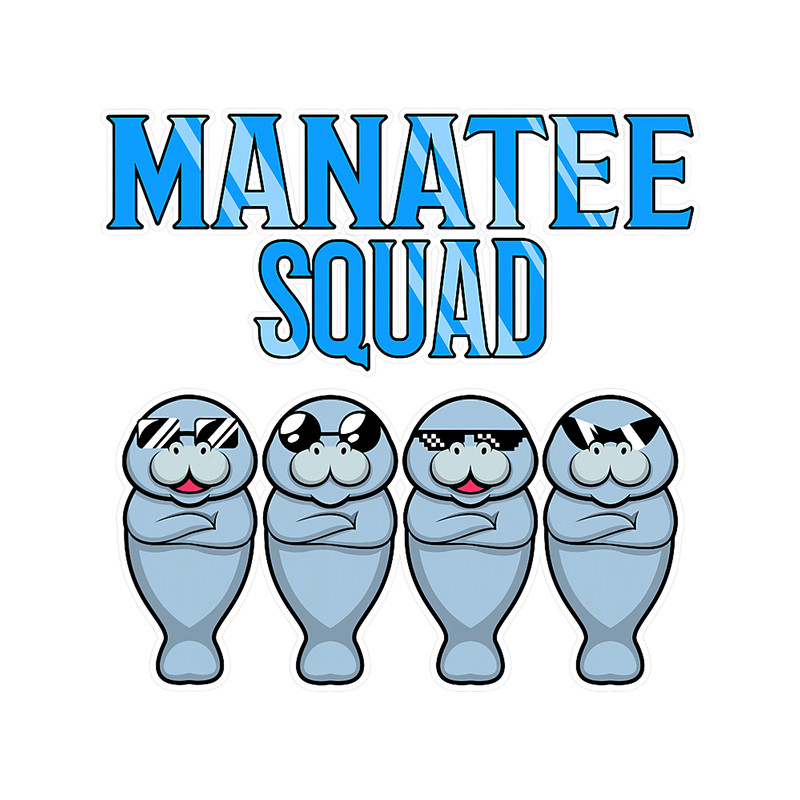 Manatee Squad Funny Saying Team Manatee Wildlife.png