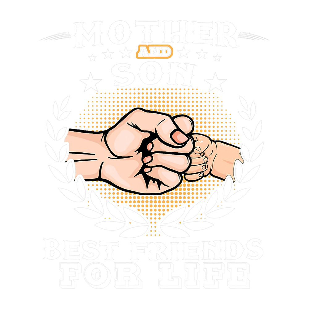 Mother And Son Best Friends Cute Matching Mom And Son.png