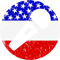 Karaoke Singer Retro Microphone American Flag.png