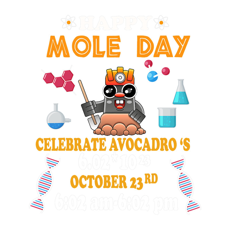 Mole Lover happy mole day on 23rd october funny chemistry science lover.png