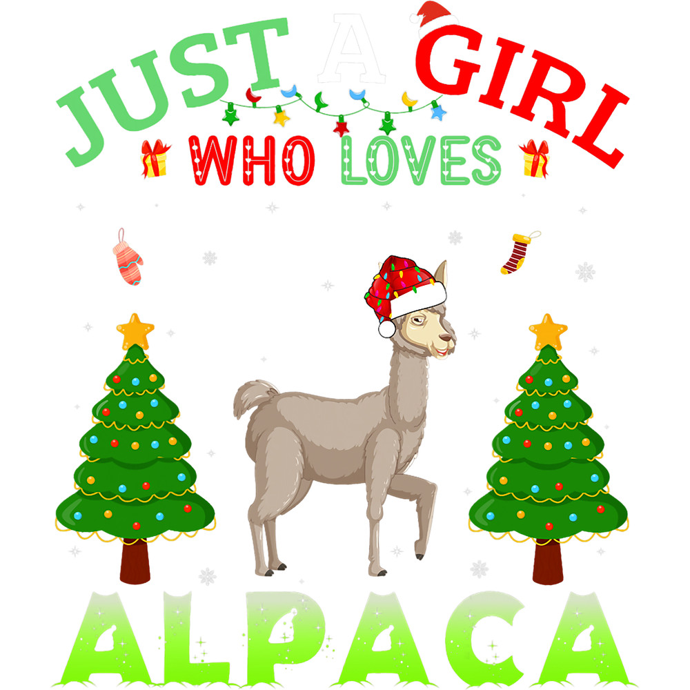 Llama Lover Xmas Matching Outfit Christmas Just A Girl Who Loves Alpaca.png