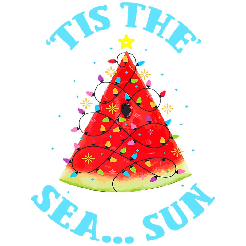 Melon Christmas in July Funny Tis The Sea Sun Summer 2.png