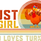Just a Girl Who Loves Turkeys Cute Turkey Animal Graphic.png