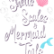 Mermaid Lover Womens Girls The Little Mermaid Cute Shells Mermaid Tail.png