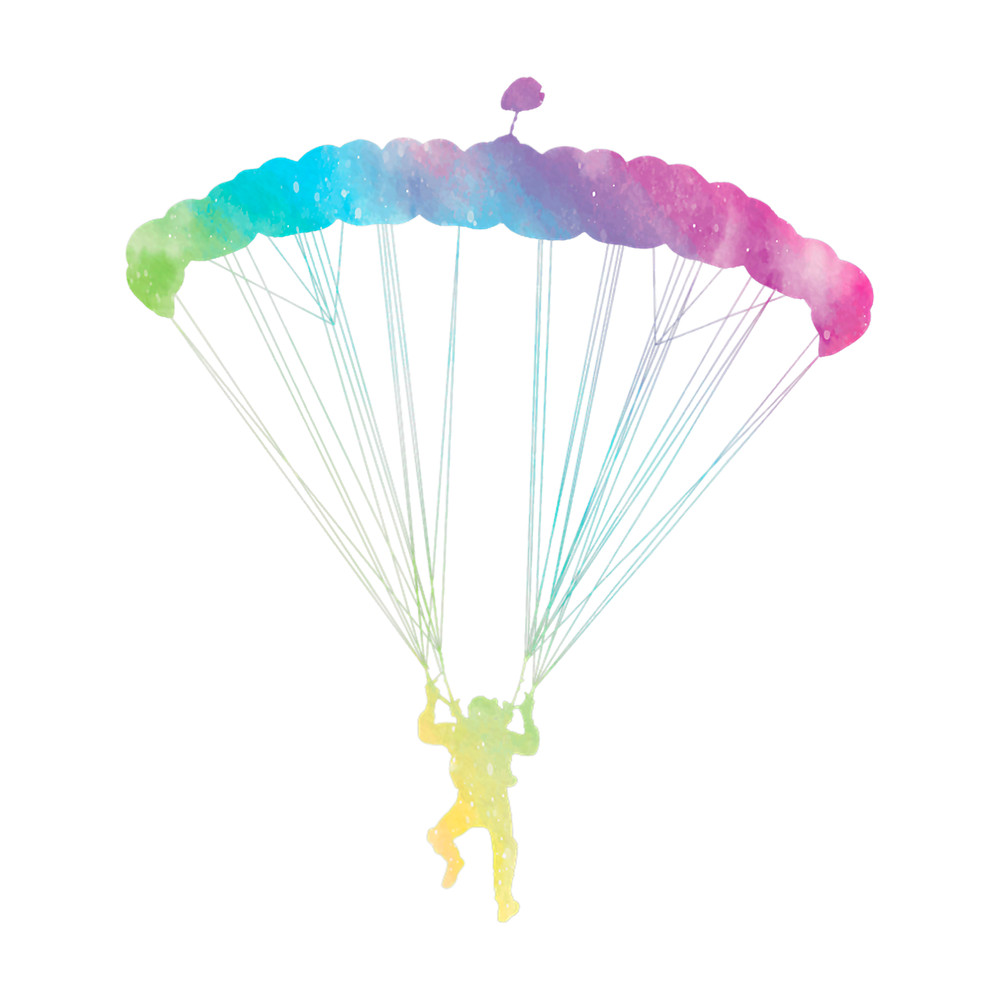 Skydiving Gift Retro Graphic Paragliding Paraglider Parachute Skydiver 2 2.png