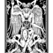 The Devil Horned Demon Tarot Card Witchy Satanic Occult Tee.png