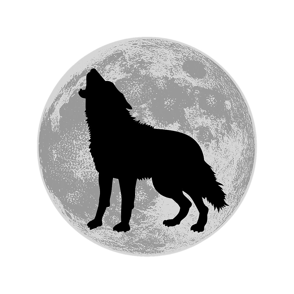 Wolf Lover Werewolf Halloween Full Moon Scary Wolf Horror Lazy Costume.png