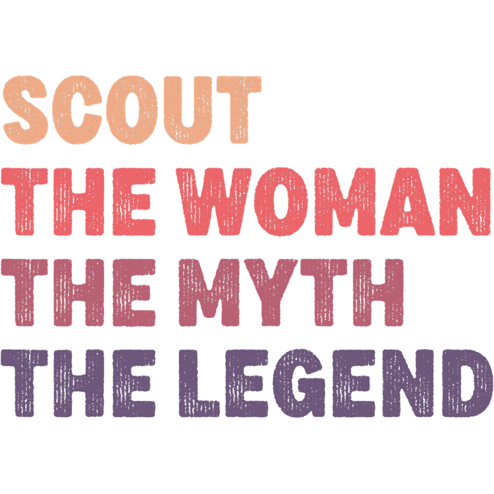 Scout Woman Myth Legend Gag Personalized Name Birthday.png