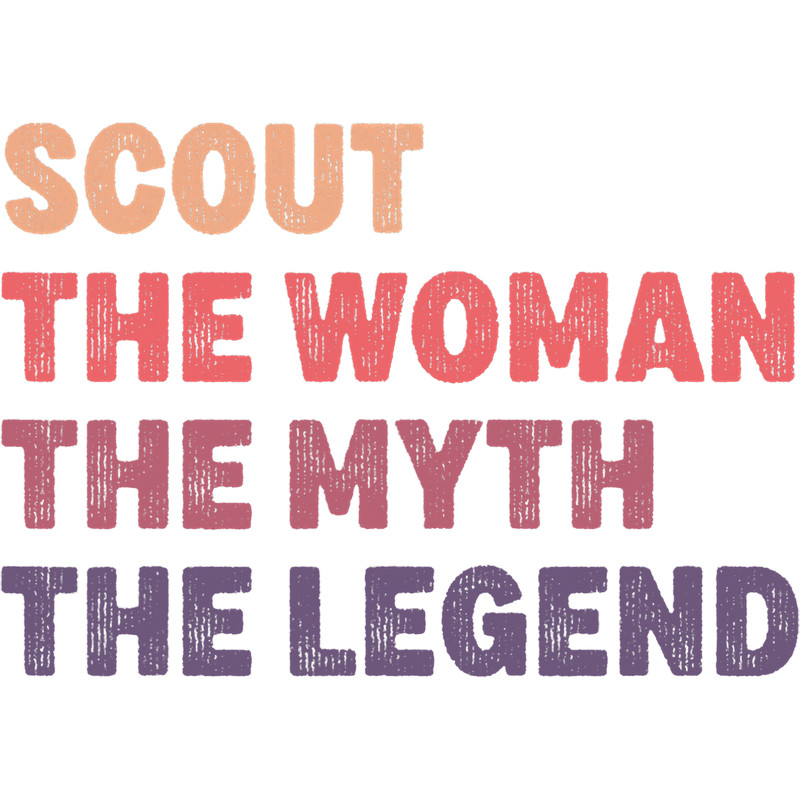 Scout Woman Myth Legend Gag Personalized Name Birthday.png