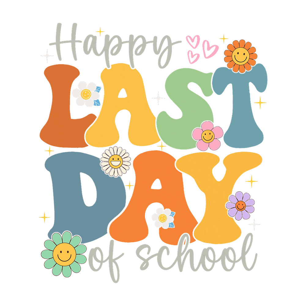 Teacher Job Happy Last Day Of School Graduation Groovy Teacher Student.png