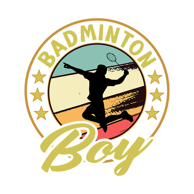 Vintage shuttlecock design for badminton players badminton.png