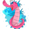 Seahorse Lover Cute Aquarium Ocean Fish Seahorse Lover Sea Animal Seahorse.png