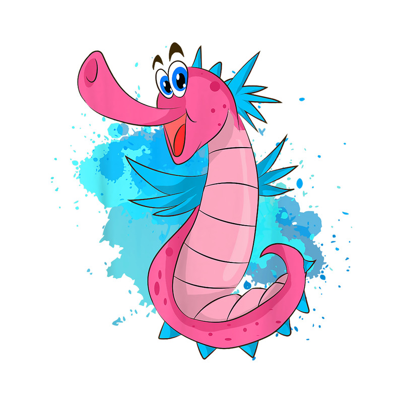 Seahorse Lover Cute Aquarium Ocean Fish Seahorse Lover Sea Animal Seahorse.png