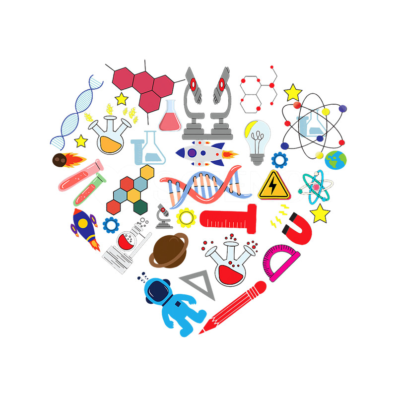 Teacher Job Love Science Chemistry Teacher Student Heart Science Lover.png