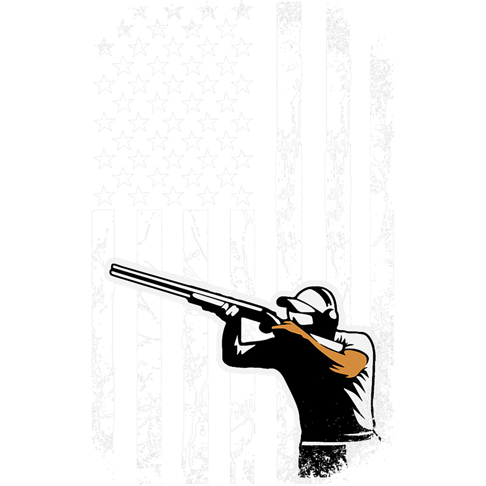 Trap Shooting Vintage American Flag Skeet Shooting.png