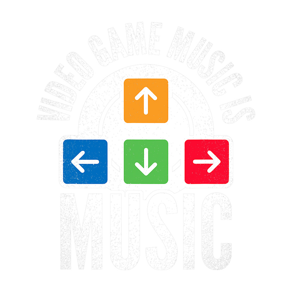 Video Game Is Music Video Game Player Nerd Geek Pc Console.png