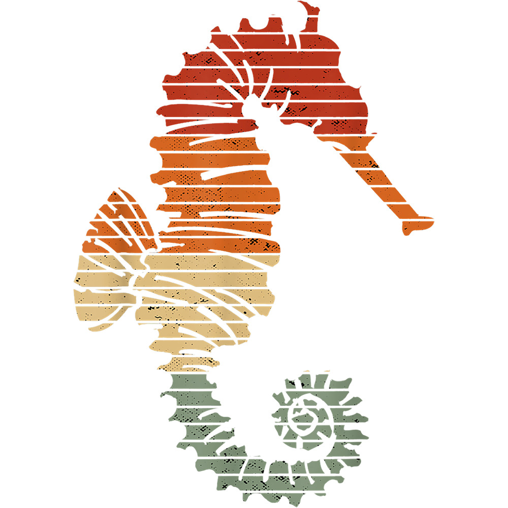 Seahorse Lover Retro Vintage Seahorse Seahorse Lover.png