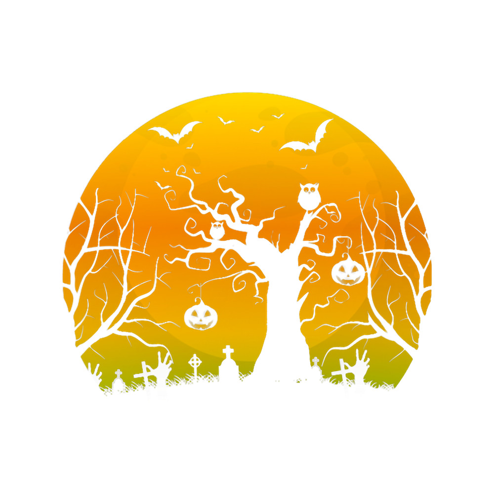 Spooky Moon Halloween Witch Monster Ghost Pumpkin 7.png