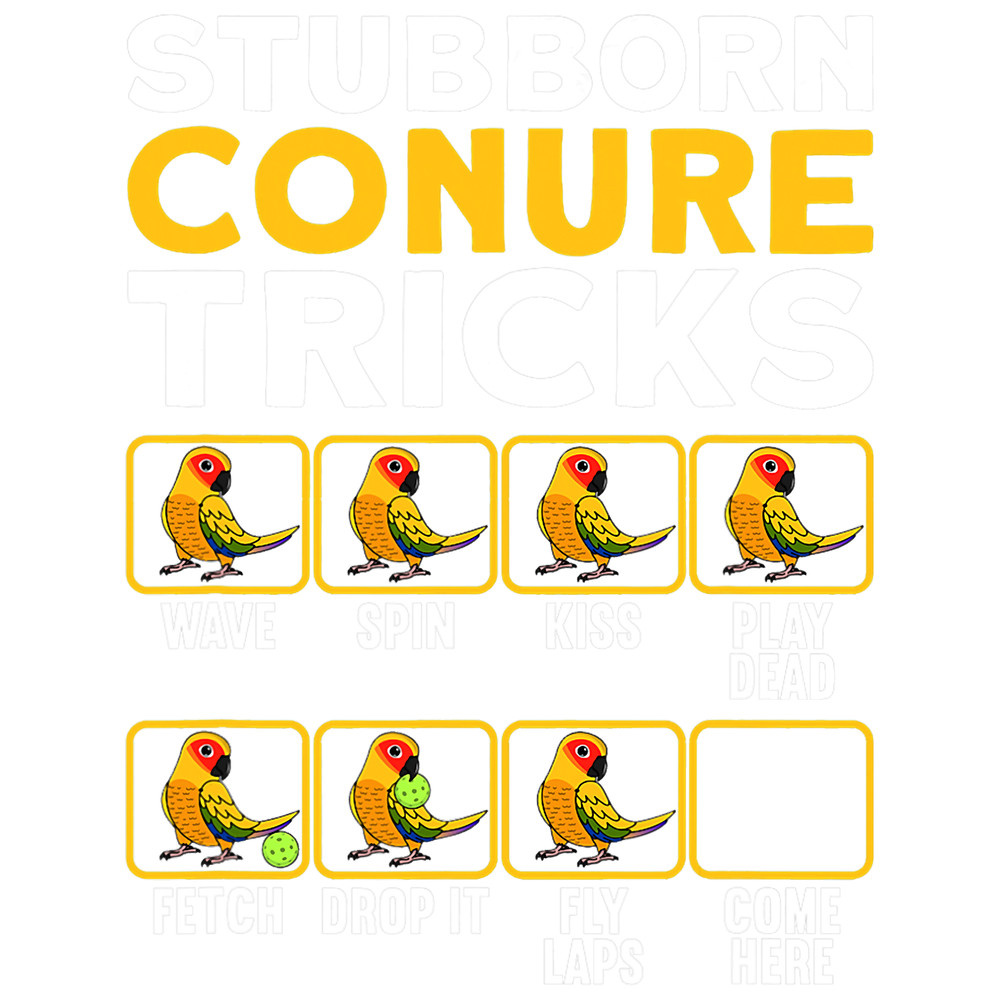 Stubborn Conure Parrot Tricks I Sun Conure.png