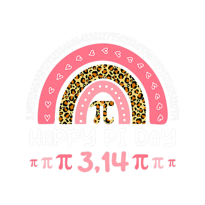 Teacher Job Pi Day Shirt Spiral Pi Math Teacher 3.14 Leopard Rainbow.png