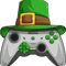 Video Game Leprechaun Gamer St Patricks Day Lucky Gaming.png