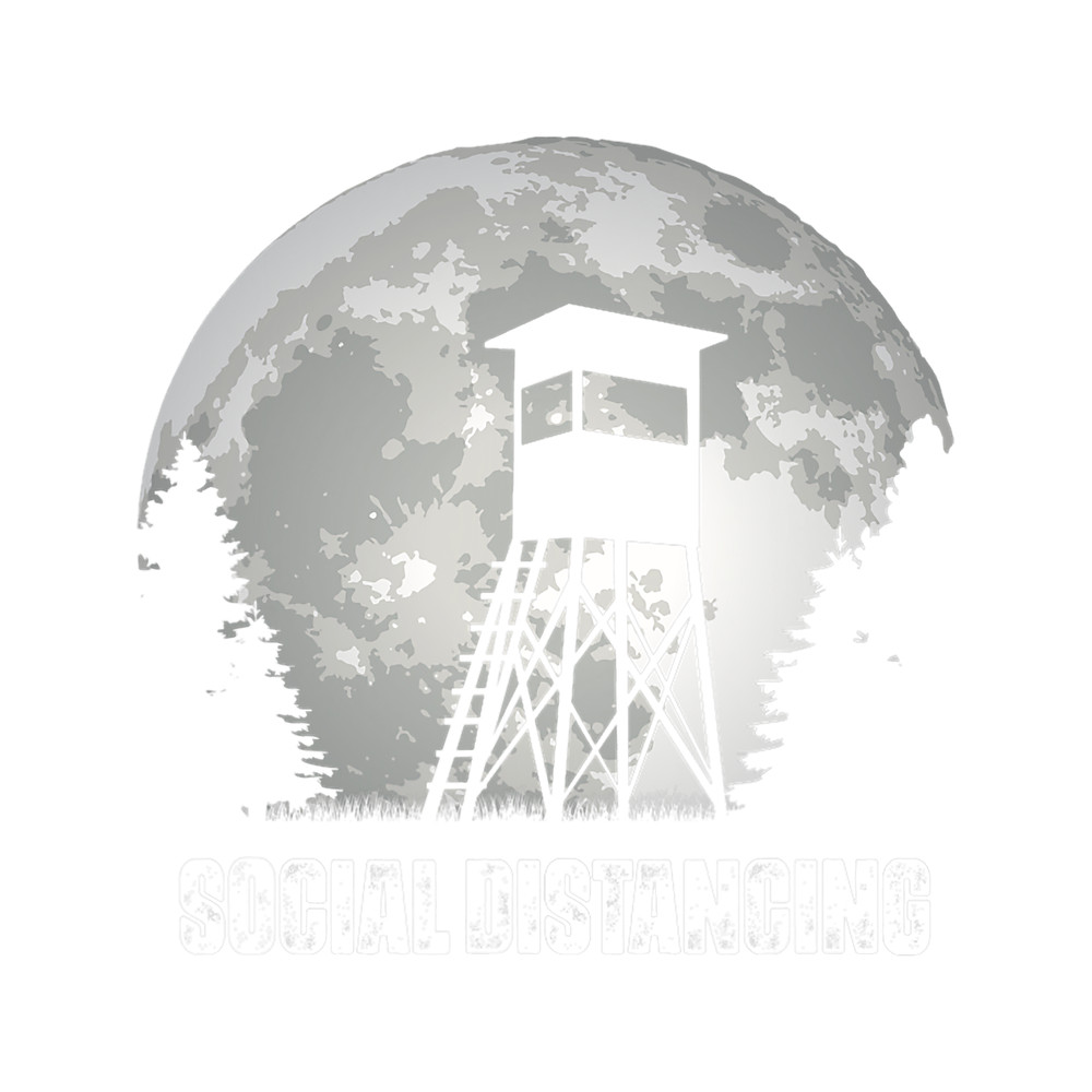 Social Distancing Hunter Stand Hobby Hunter Full Moon Nature 2.png