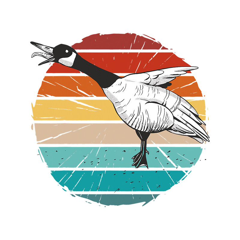 Vintage Canadian goose canada birds canada gooses animals.png