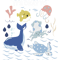 Whales Jellyfish 2Ocean 2Sea Marine Animal Beach Diver 2Whales.png