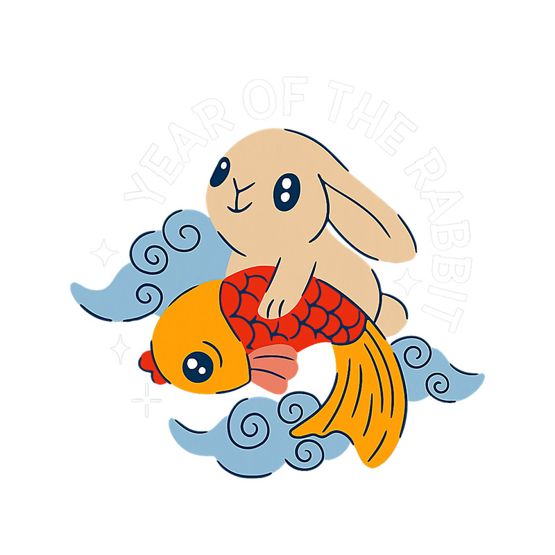 Zodiac Happy Chinese New Year Outfit Year Of The Rabbit.png