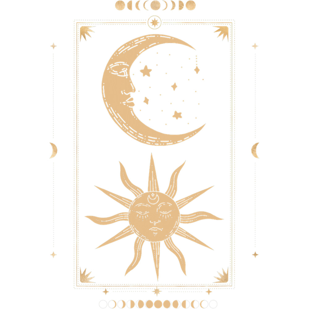 Tarot Aesthetic Sun Moon Phases Dark Academia Lunar Mystic 2.png