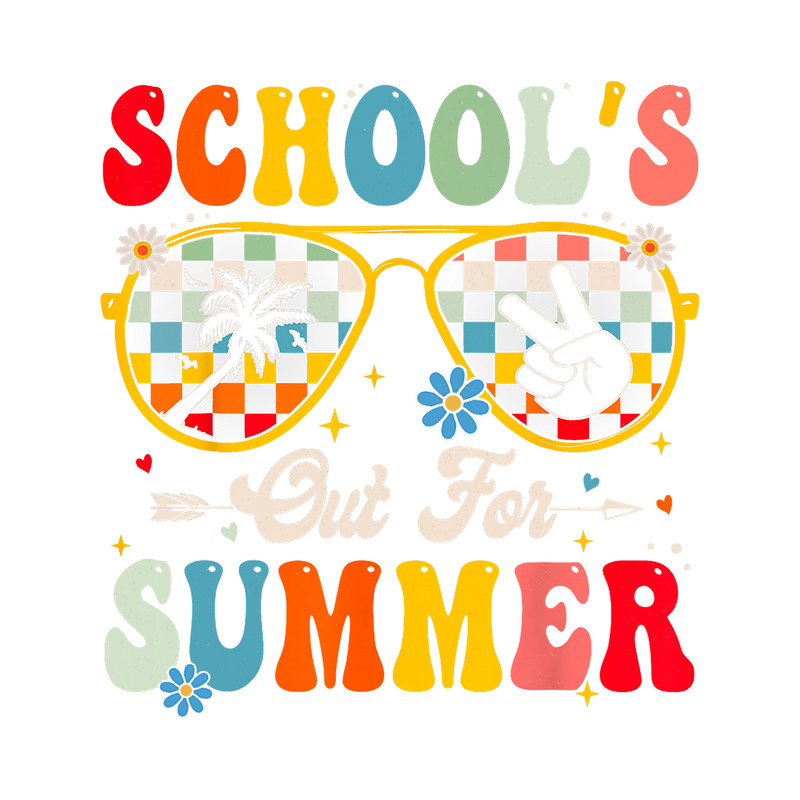 Teacher Job Retro Last Day of Schools Out For Summer Teacher Boys Girls 2.png