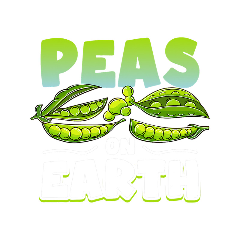 Vegan Peas On Earth Funny Vegetarian Vegan for Men Women.png