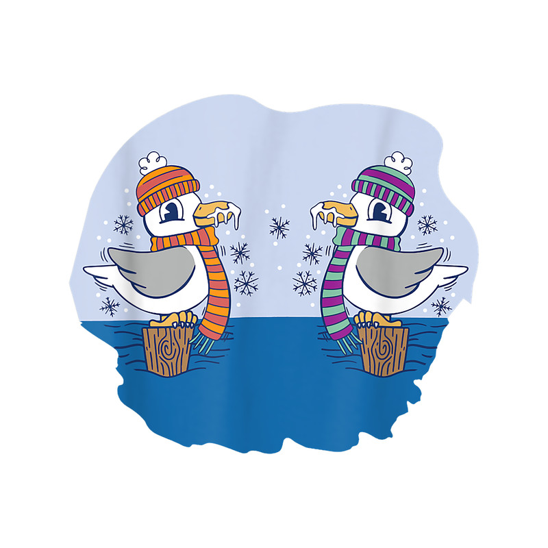 Seagull Lover sea frozen snowing gulls.png