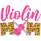 Violin Lover Violinist Mom Cheetah Leopard Violin Mom 1.png