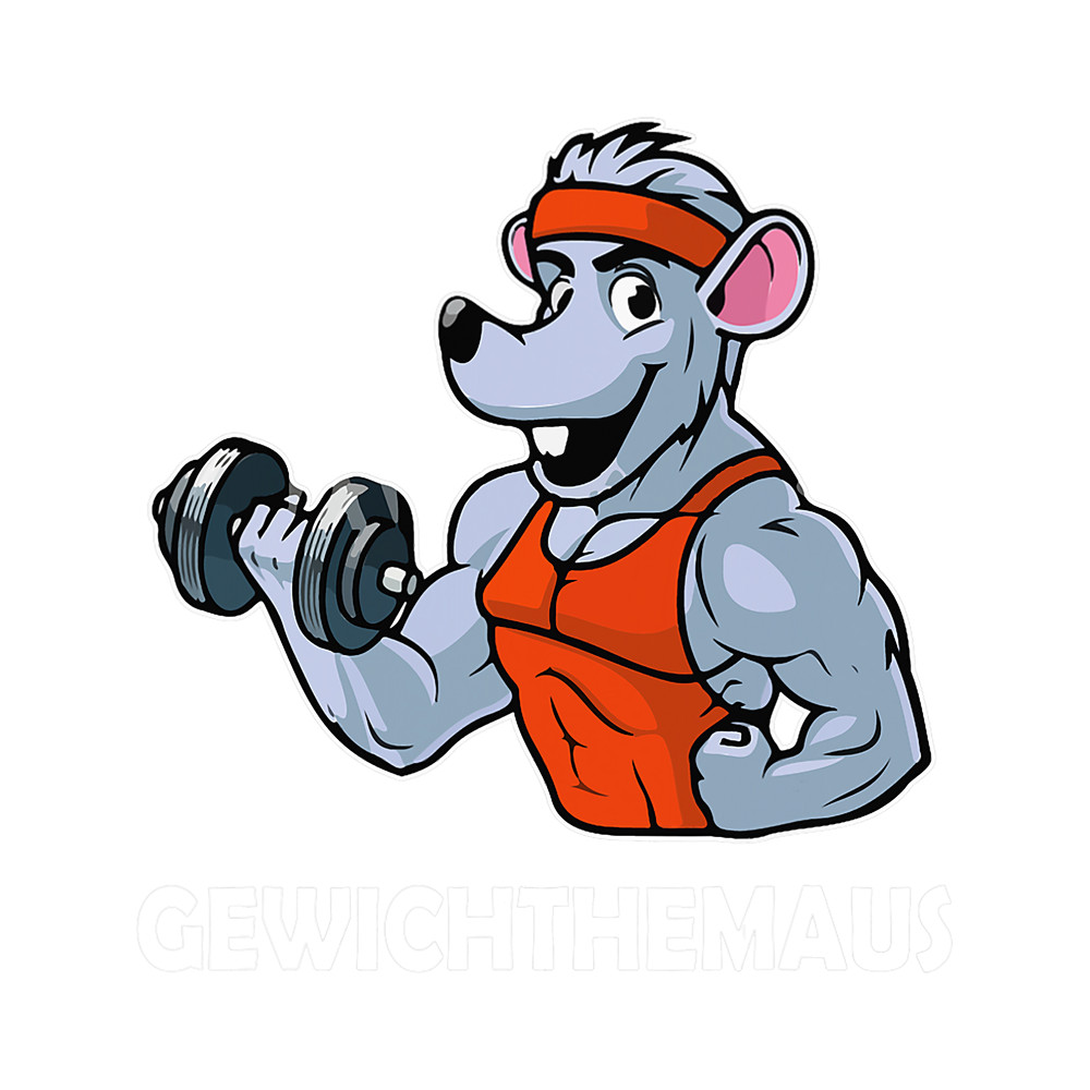 Weighted Mouse Squat Funny Bodybuilder Funny Bodybuilding.png